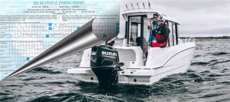 Recreational fishing permit application now online.
